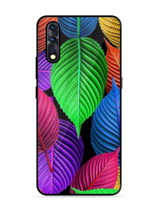 Rainbow Leaf Symphony Glossy Soft Edge Case for Vivo Z1X Chachhi