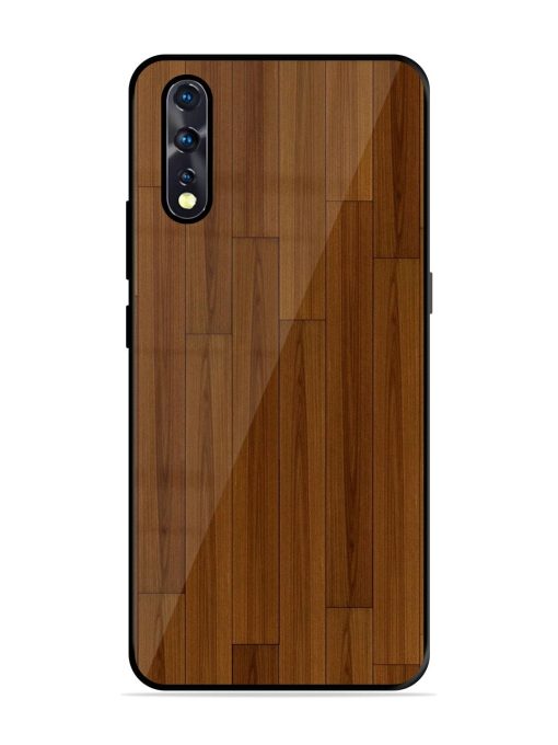 Warm Woodgrain Glossy Soft Edge Case for Vivo Z1X Chachhi