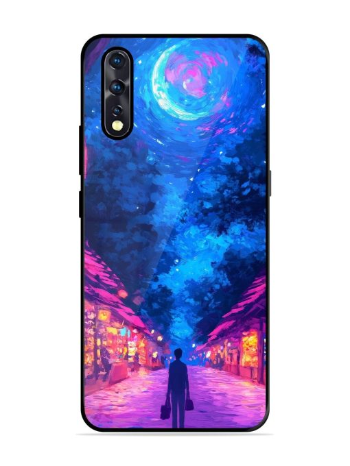 Neon Nightscape Glossy Soft Edge Case for Vivo Z1X Chachhi