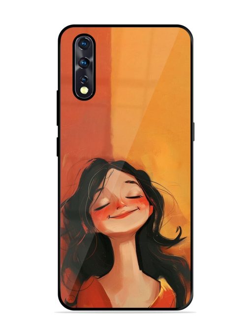 Neon Girl Glossy Soft Edge Case for Vivo Z1X Chachhi