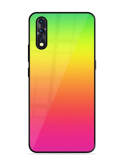 Rainbow Gradient Glossy Soft Edge Case for Vivo Z1X Chachhi