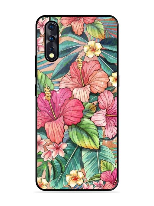 Tropical Tapestry Glossy Soft Edge Case for Vivo Z1X Chachhi