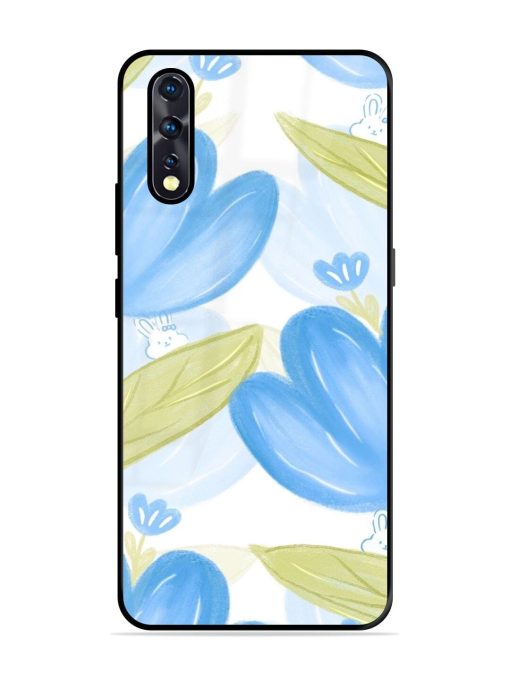 Bunny'S Blue Garden Glossy Soft Edge Case for Vivo Z1X Chachhi