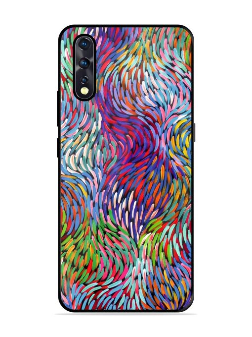 Vibrant Waves Glossy Soft Edge Case for Vivo Z1X Chachhi