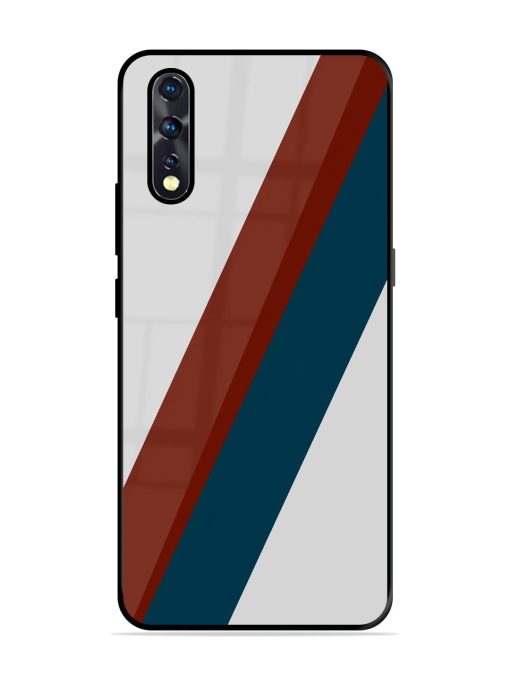 Slanted Stripes Glossy Soft Edge Case for Vivo Z1X Chachhi