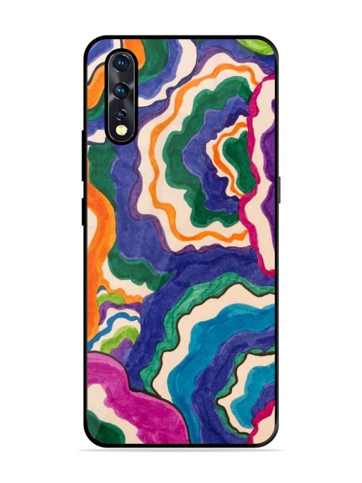 Wavy Wonder Glossy Soft Edge Case for Vivo Z1X