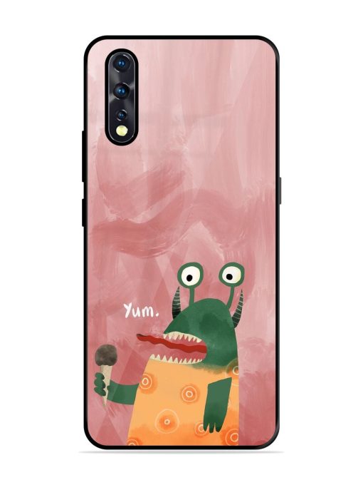 Hungry Monster Glossy Soft Edge Case for Vivo Z1X Chachhi