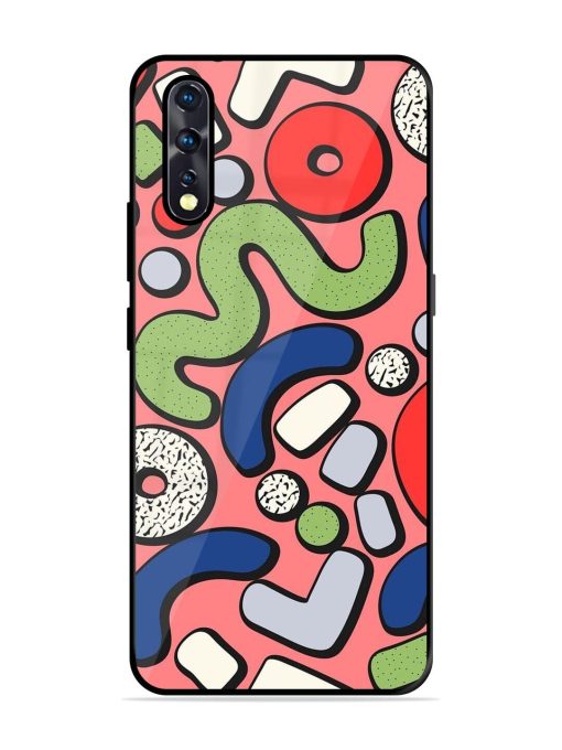 Groovy Geometric Shapes Glossy Soft Edge Case for Vivo Z1X Chachhi