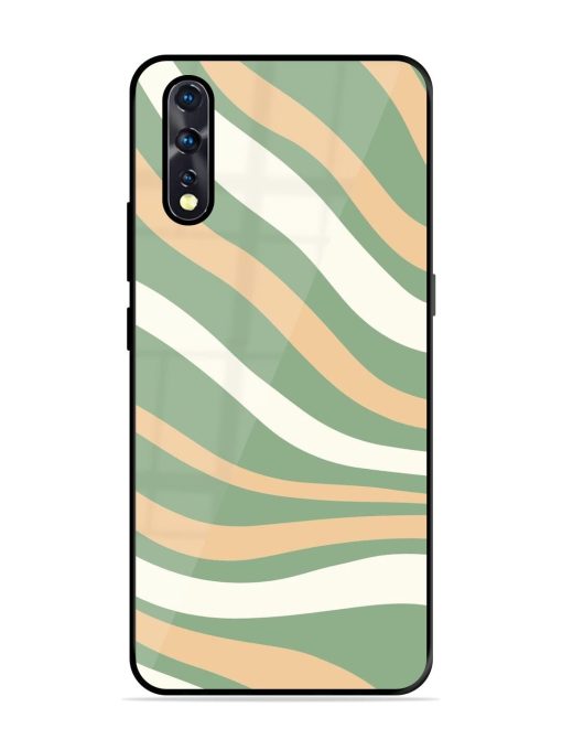 Wavy Pastel Paradise Glossy Soft Edge Case for Vivo Z1X Chachhi