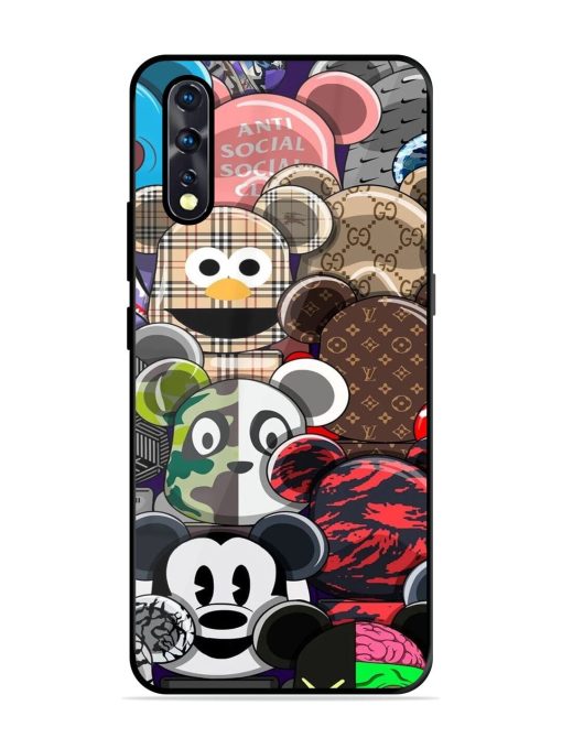 Streetwear Bearbrick Extravaganza Glossy Soft Edge Case for Vivo Z1X Chachhi