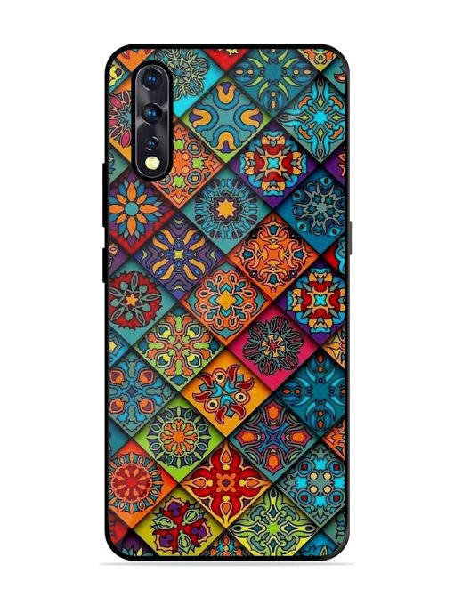 Patchwork Mandala Mosaic Glossy Soft Edge Case for Vivo Z1X Chachhi