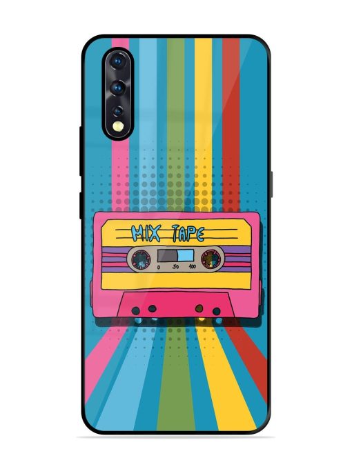 Retro Cassette Tapes Glossy Soft Edge Case for Vivo Z1X Chachhi