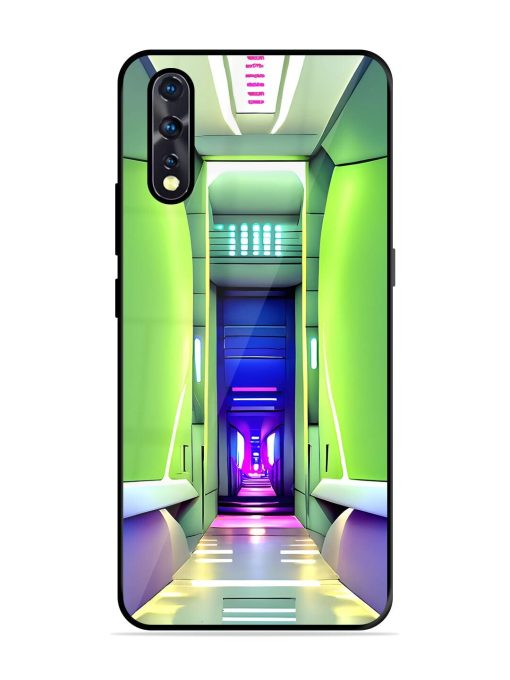 Neon Corridor Glossy Soft Edge Case for Vivo Z1X Chachhi