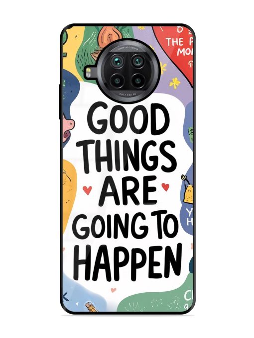 Uplifting Scribbles Glossy Soft Edge Case for Xiaomi Mi 10I (5G) Chachhi