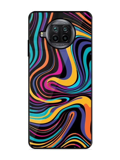 Psychedelic Swirl Glossy Soft Edge Case for Xiaomi Mi 10I (5G) Chachhi