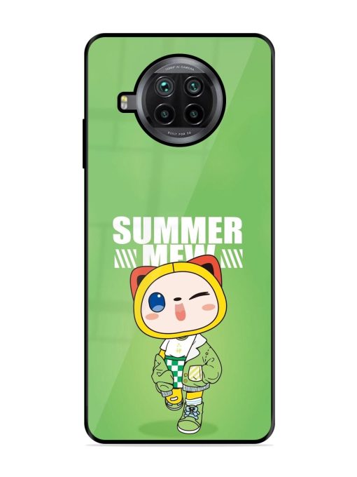 Purrfect Summer Glossy Soft Edge Case for Xiaomi Mi 10I (5G)