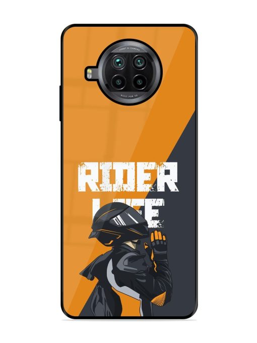 Ride Never Ends Glossy Soft Edge Case for Xiaomi Mi 10I (5G) Chachhi