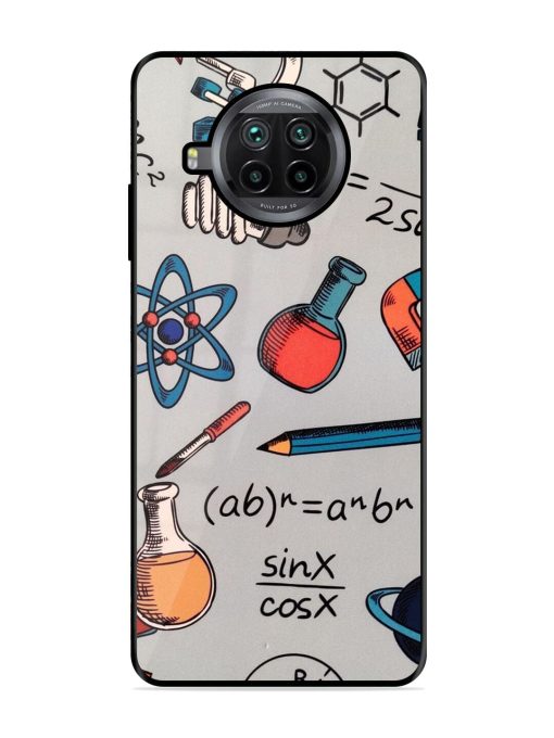 Science Doodle Glossy Soft Edge Case for Xiaomi Mi 10I (5G) Chachhi