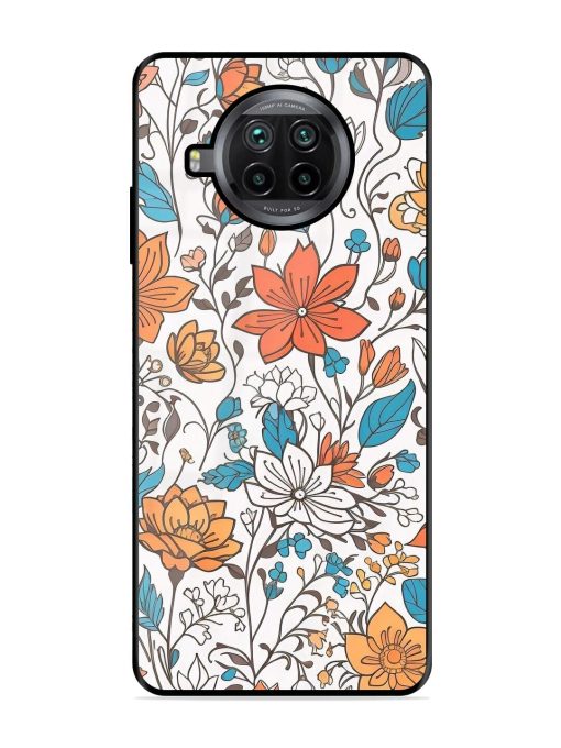 Floral Symphony Glossy Soft Edge Case for Xiaomi Mi 10I (5G)