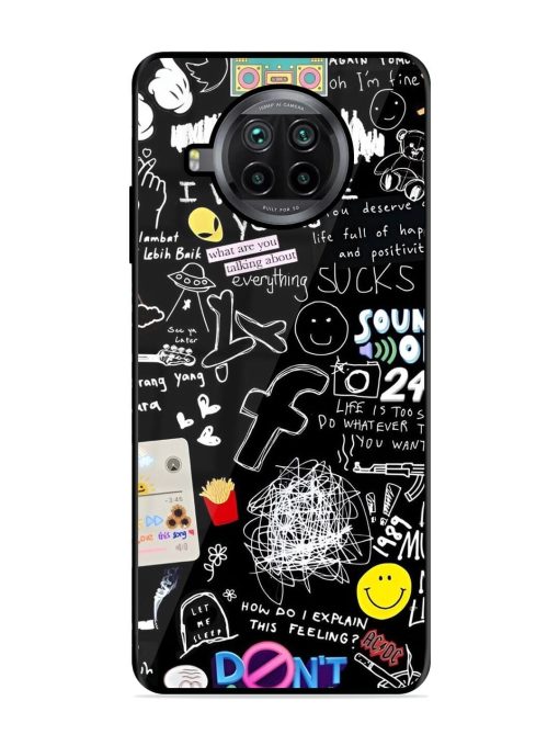 Doodle Diary Glossy Soft Edge Case for Xiaomi Mi 10I (5G) Chachhi