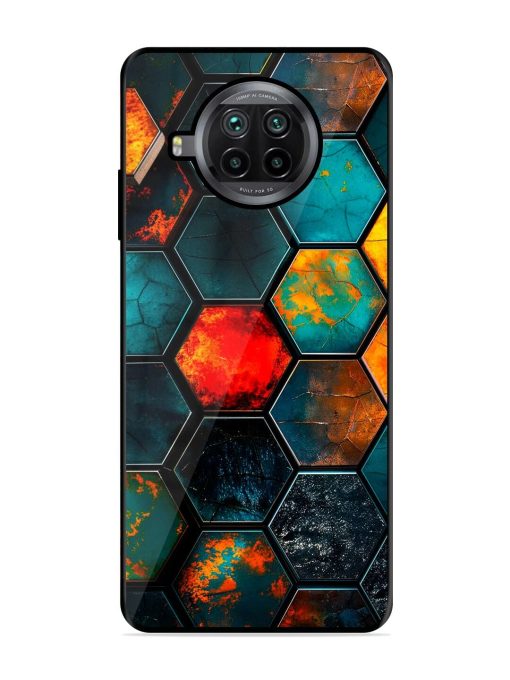 Hexagon Hive Glossy Soft Edge Case for Xiaomi Mi 10I (5G) Chachhi