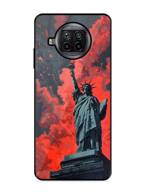 Lady Liberty'S Firework Finale Glossy Soft Edge Case for Xiaomi Mi 10I (5G) Chachhi