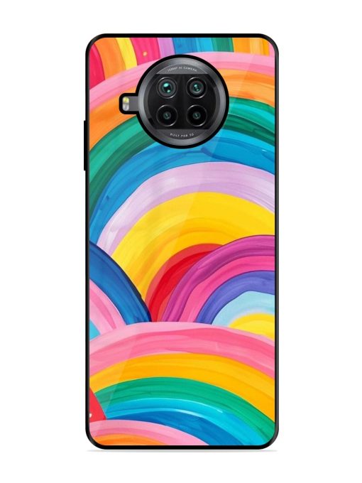 Rainbow Symphony Glossy Soft Edge Case for Xiaomi Mi 10I (5G) Chachhi