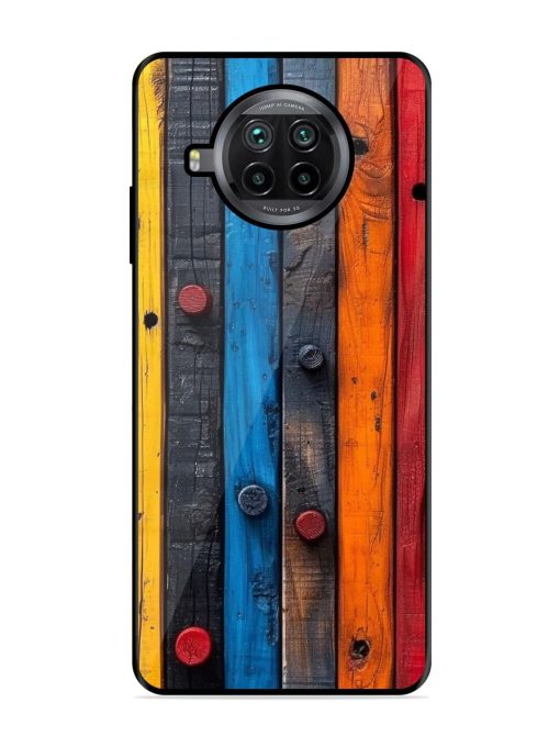 Rainbow Plank Glossy Soft Edge Case for Xiaomi Mi 10I (5G) Chachhi