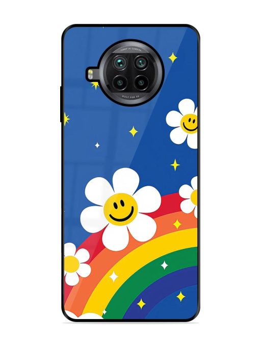 Happy Daisies And Rainbow Sky Glossy Soft Edge Case for Xiaomi Mi 10I (5G) Chachhi