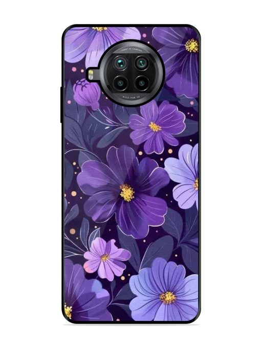 Purple Paradise Glossy Soft Edge Case for Xiaomi Mi 10I (5G) Chachhi