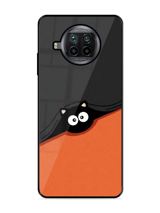 Peek-A-Boo Kitty Glossy Soft Edge Case for Xiaomi Mi 10I (5G) Chachhi