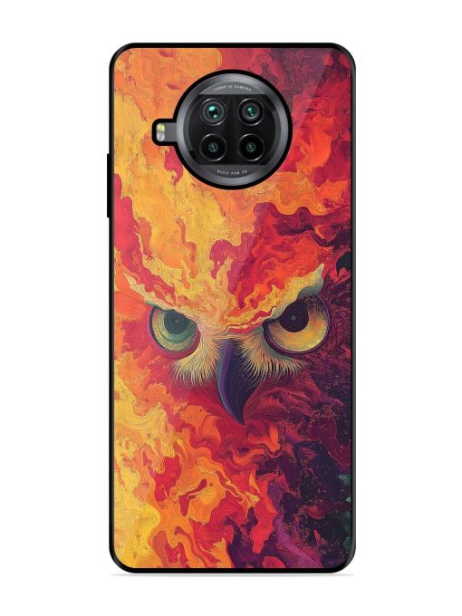 Fiery Owl Glossy Soft Edge Case for Xiaomi Mi 10I (5G) Chachhi