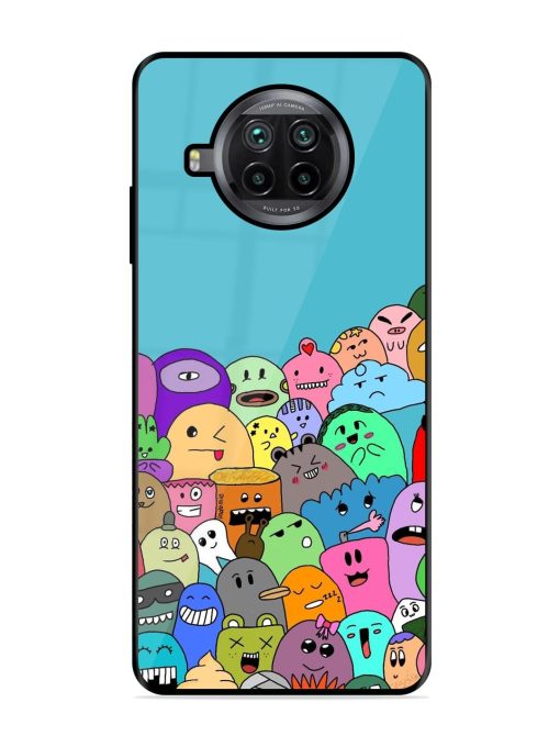 Monster Mash Glossy Soft Edge Case for Xiaomi Mi 10I (5G) Chachhi