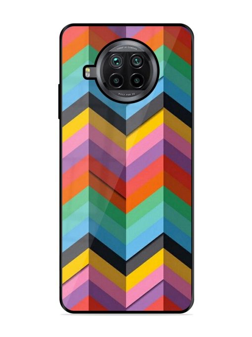 Colorful Zigzag Glossy Soft Edge Case for Xiaomi Mi 10I (5G) Chachhi