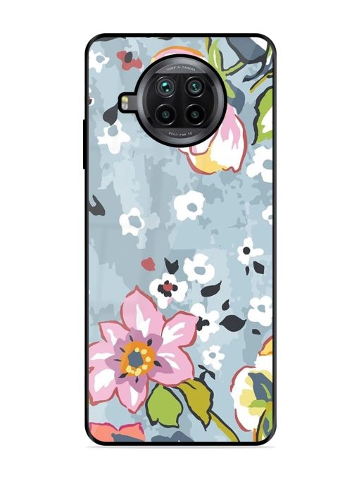 Floral Fantasy Glossy Soft Edge Case for Xiaomi Mi 10I (5G) Chachhi