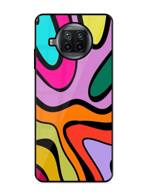 Groovy Swirls Glossy Soft Edge Case for Xiaomi Mi 10I (5G) Chachhi