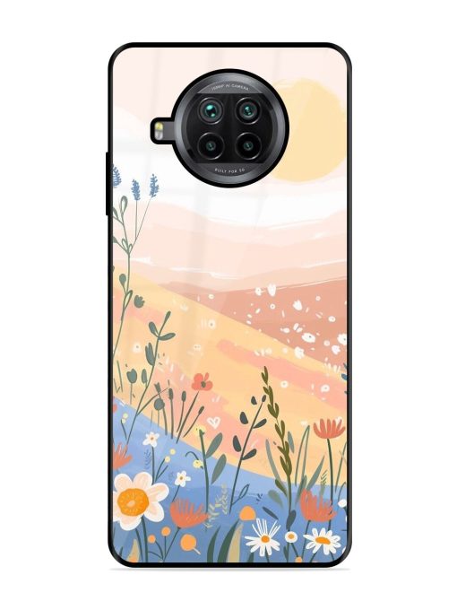 Golden Hour Blooms Glossy Soft Edge Case for Xiaomi Mi 10I (5G) Chachhi