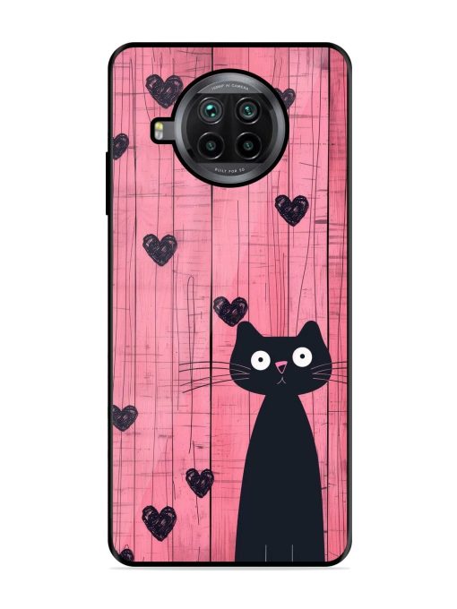 Feline Valentine'S Day Glossy Soft Edge Case for Xiaomi Mi 10I (5G) Chachhi