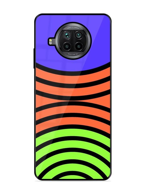 Psychedelic Stripe Symphony Glossy Soft Edge Case for Xiaomi Mi 10I (5G) Chachhi