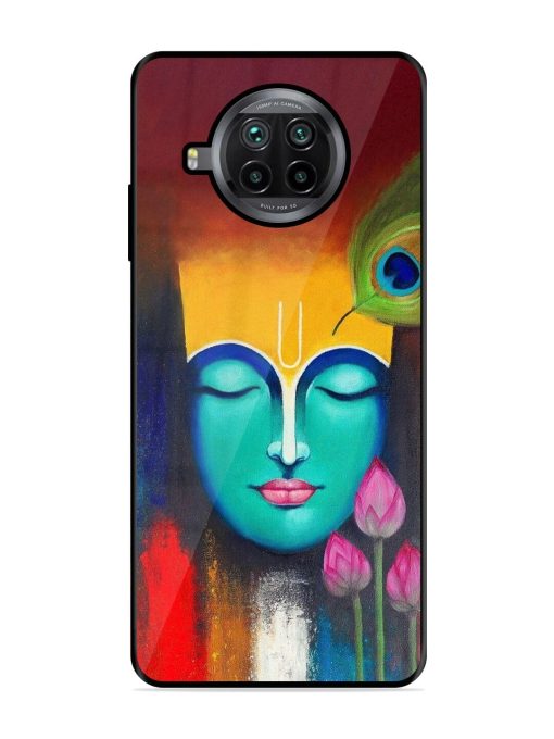 Divine Tranquility: The Face Of Krishna Glossy Soft Edge Case for Xiaomi Mi 10I (5G)