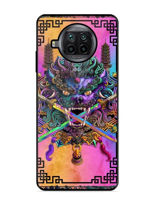 Psychedelic Fu Dog Tapestry Glossy Soft Edge Case for Xiaomi Mi 10I (5G)