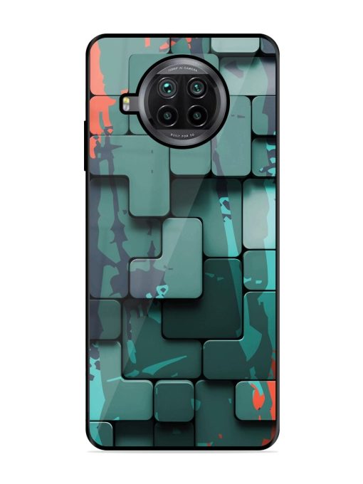 Abstract Geometric Mosaic Glossy Soft Edge Case for Xiaomi Mi 10I (5G) Chachhi