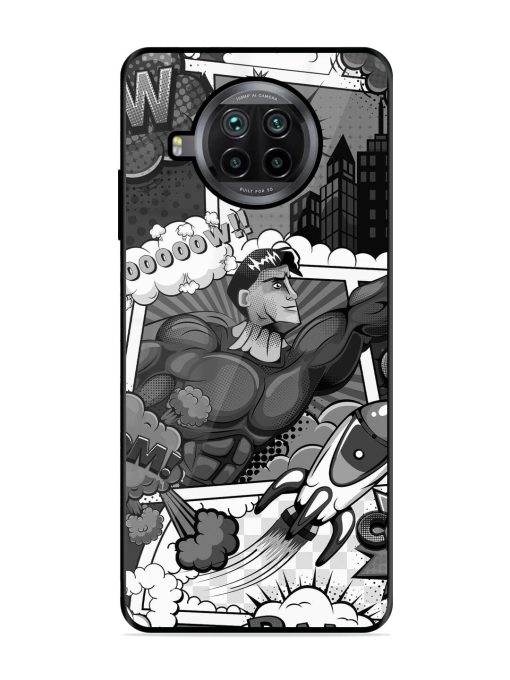 Comic Book Chaos Glossy Soft Edge Case for Xiaomi Mi 10I (5G) Chachhi