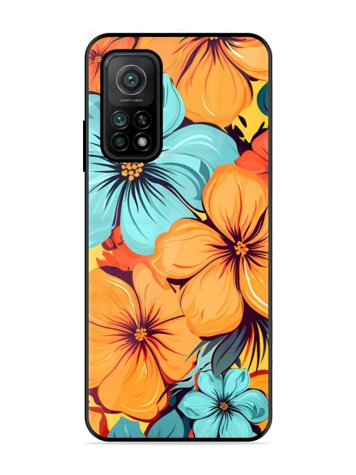 Tropical Bloom Glossy Soft Edge Case for Xiaomi Mi 10T (5G) Chachhi