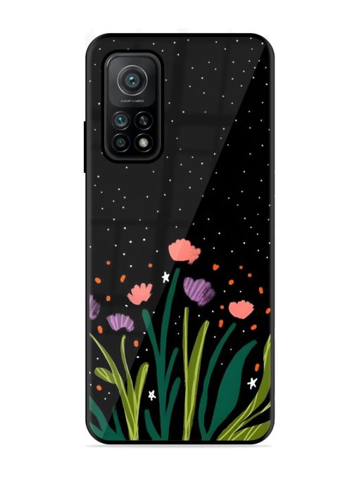 Midnight Bloom Glossy Soft Edge Case for Xiaomi Mi 10T (5G)