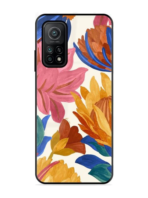 Blooming Tapestry Glossy Soft Edge Case for Xiaomi Mi 10T (5G) Chachhi