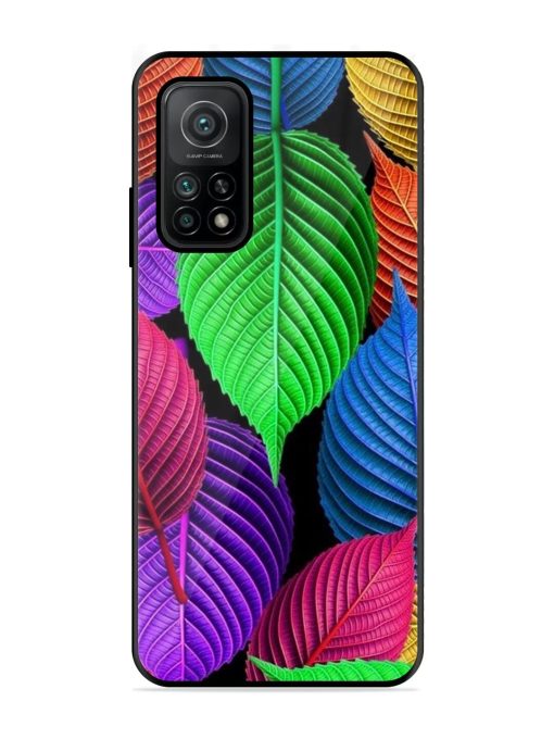 Rainbow Leaf Symphony Glossy Soft Edge Case for Xiaomi Mi 10T (5G) Chachhi