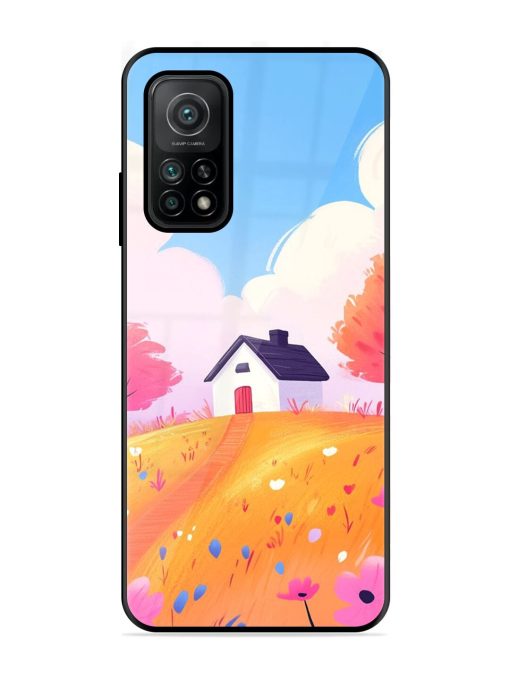 Hilltop Haven Glossy Soft Edge Case for Xiaomi Mi 10T (5G) Chachhi