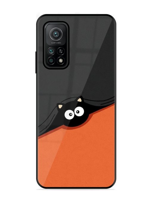 Peek-A-Boo Kitty Glossy Soft Edge Case for Xiaomi Mi 10T (5G) Chachhi