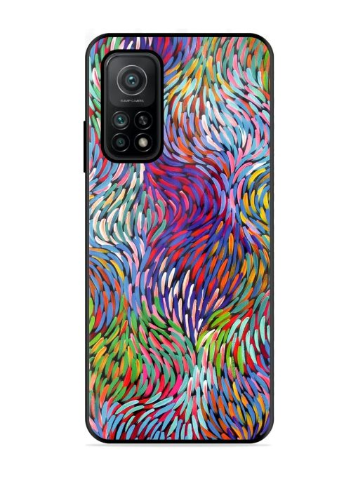 Vibrant Waves Glossy Soft Edge Case for Xiaomi Mi 10T (5G) Chachhi